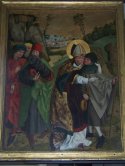 St. Martin umarmt einen Ausstzigen (ca. 1485)