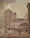 Darstellung der Kaiserpfalz von Carl August Lebsche, 1846 